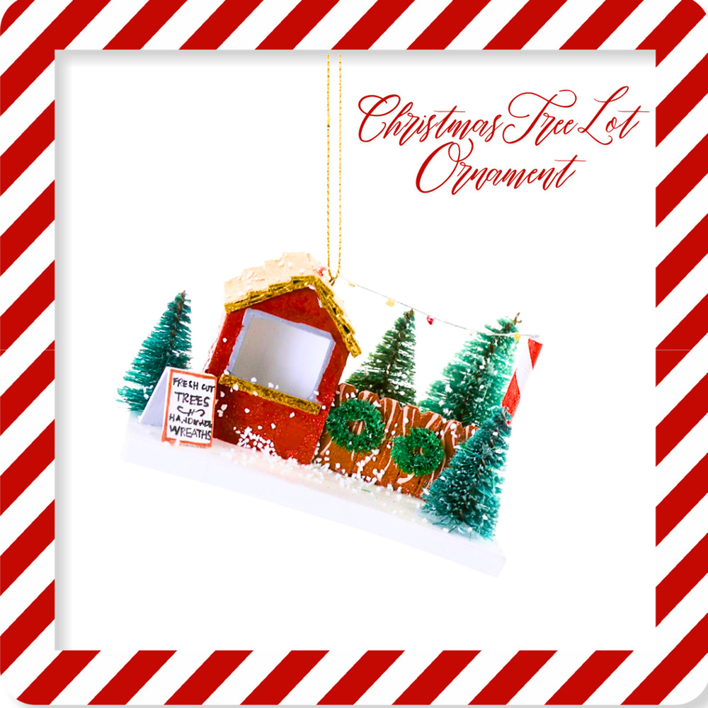 Cody Foster Fresh Cut Trees Lot Putz House Christmas Ornament Mini Sisal Wreaths